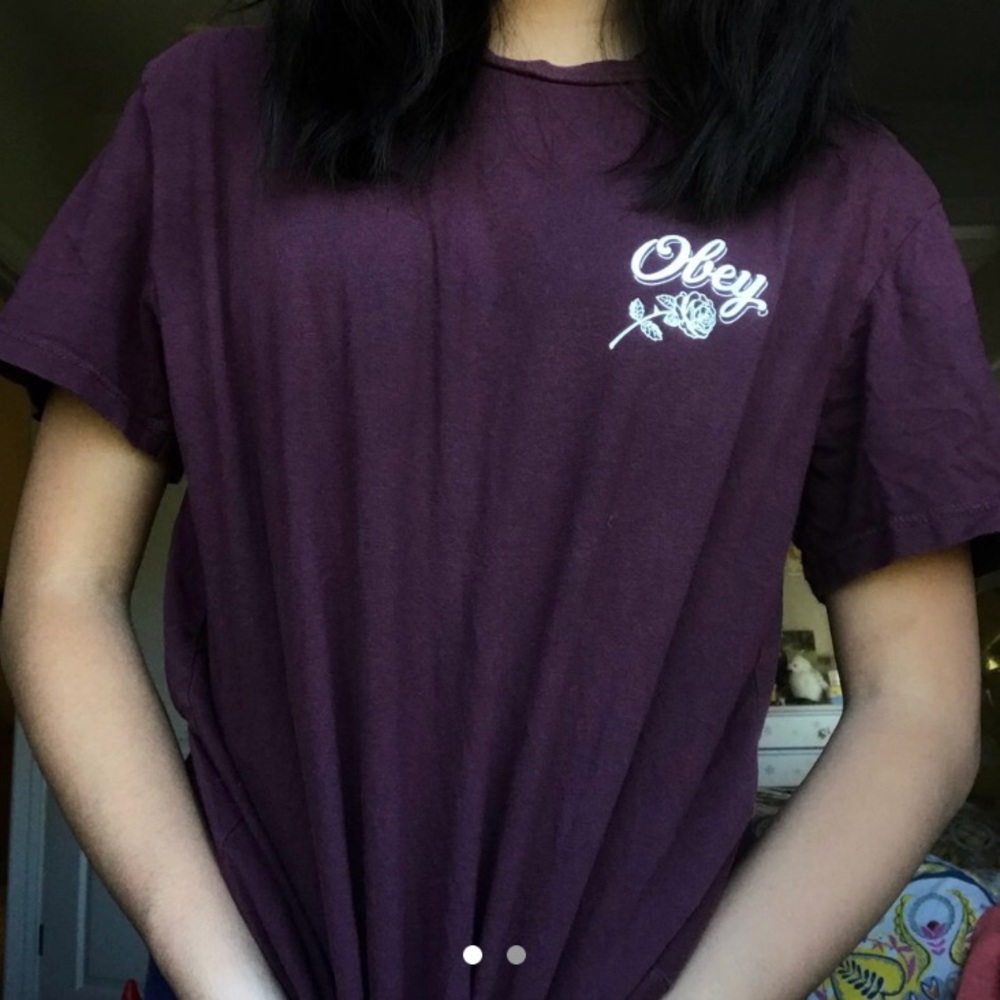 Obey Maroon Shirt!!!!! 😻🌹